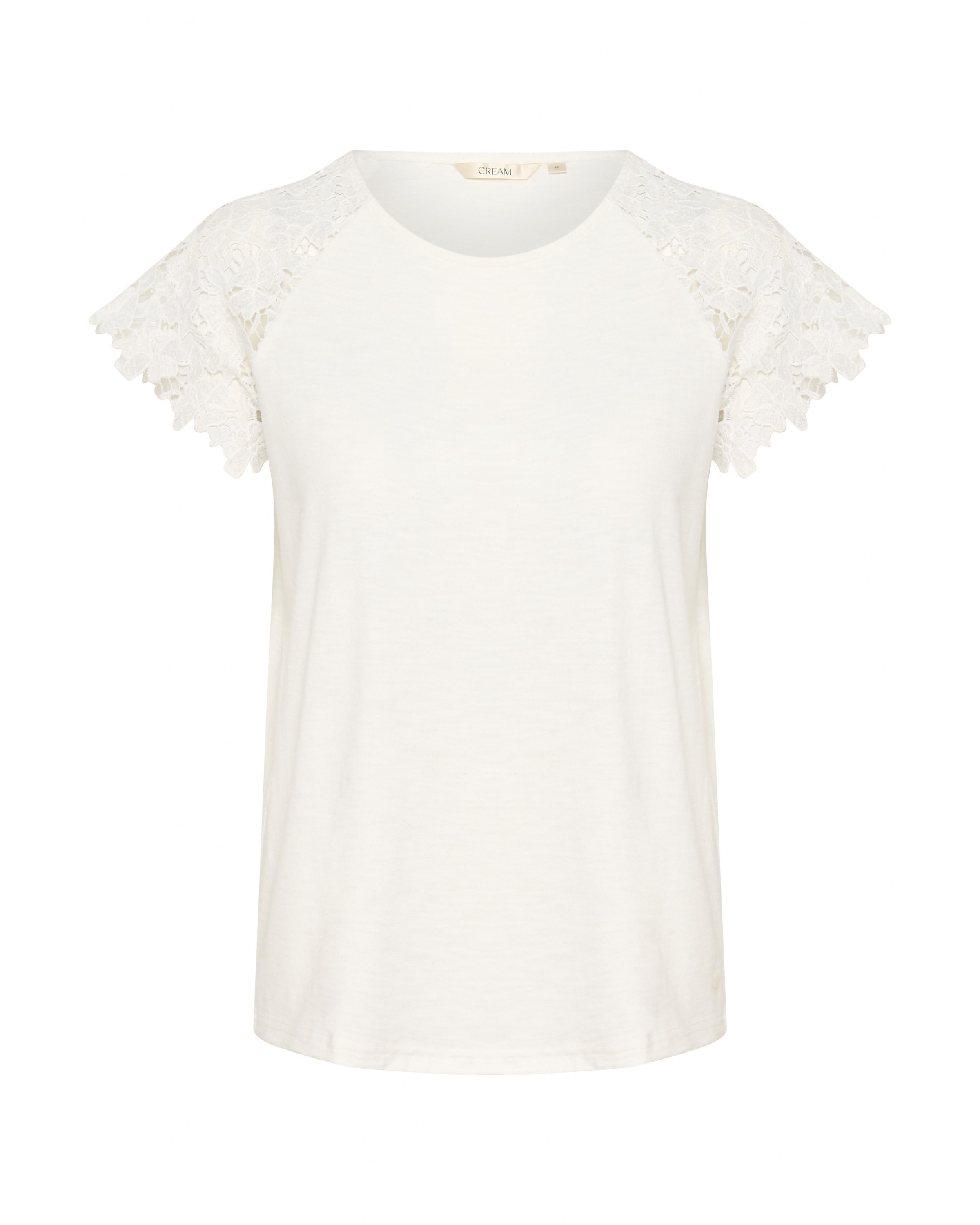 Cream Μπλουζάκι 'CRFin' σε λευκό: μπροστά