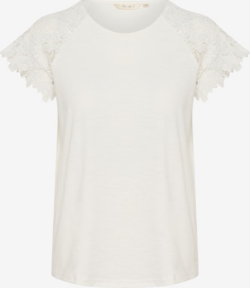 balta Cream Marškinėliai 'CRFin': priekis