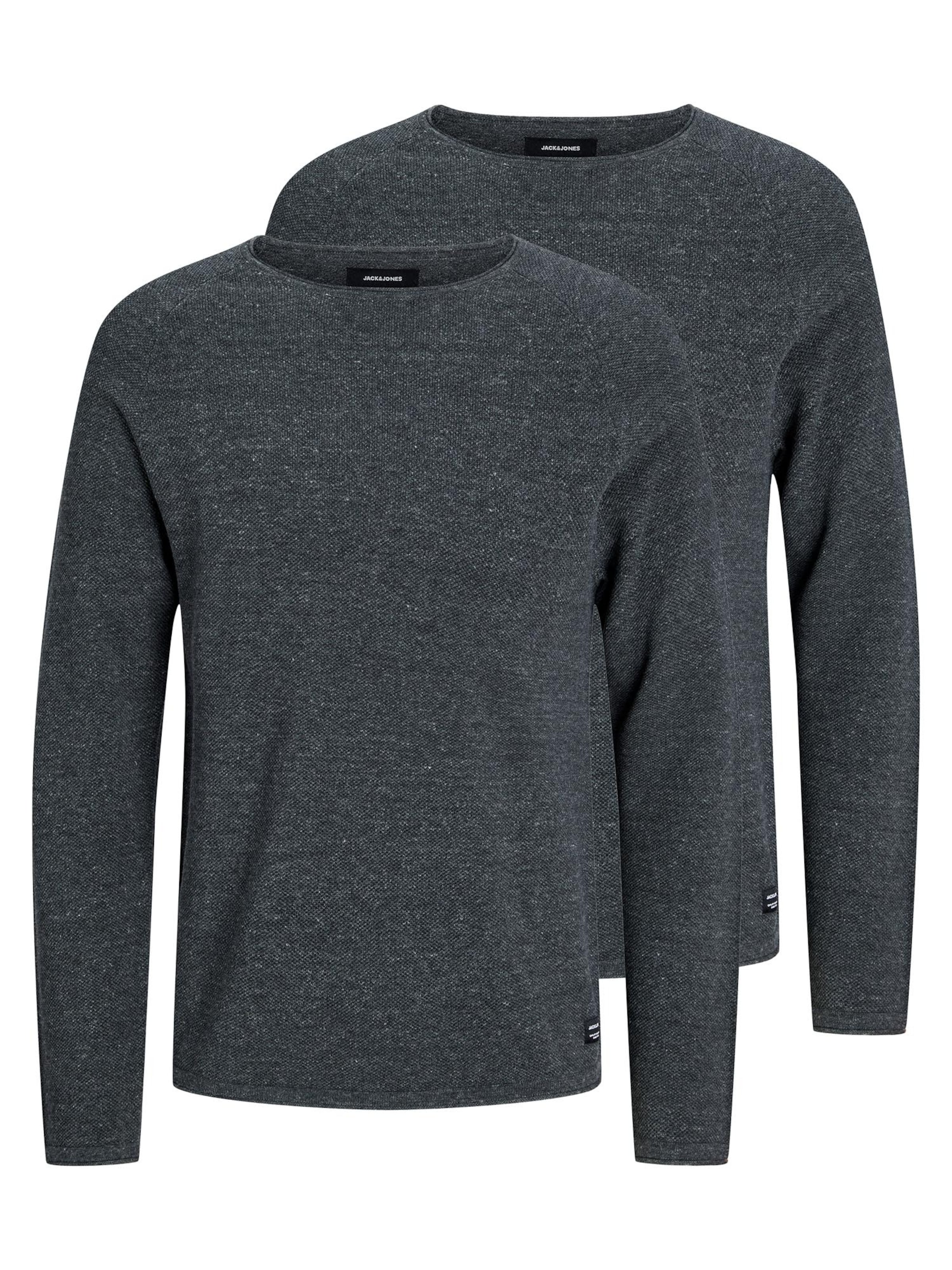 JACK & JONES Sweater 'Hill' in Grey: front