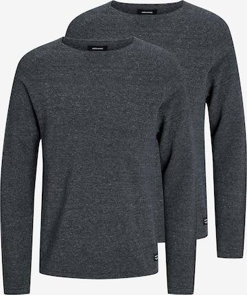 JACK & JONES Sweater 'Hill' in Grey: front