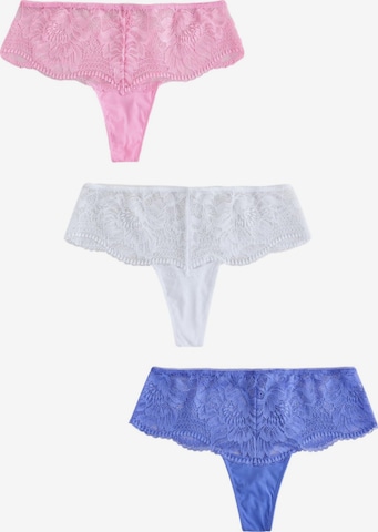 String di Next in blu: frontale