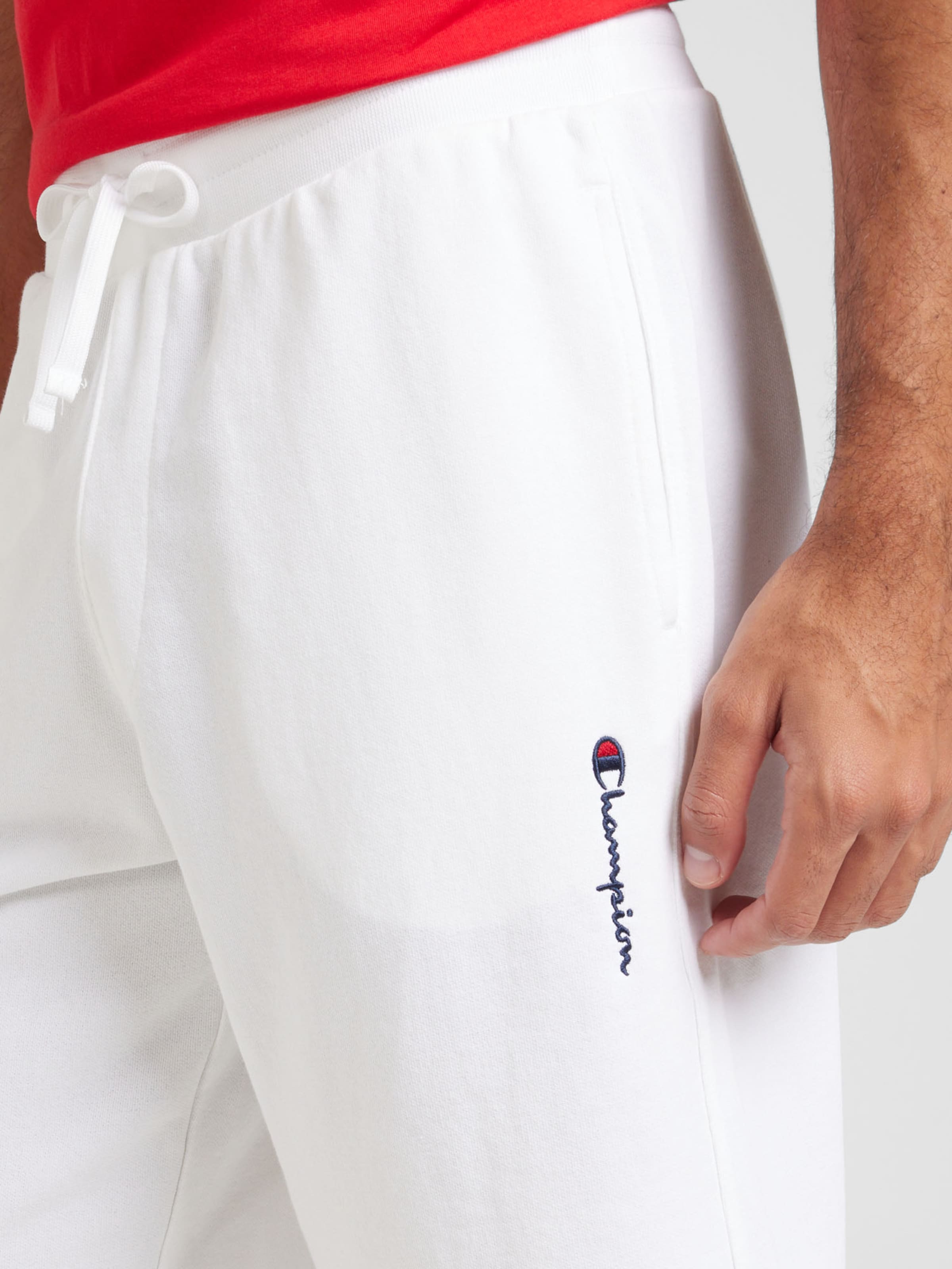 Champion Authentic Athletic Apparel Regular Broek in Wit ABOUT YOU