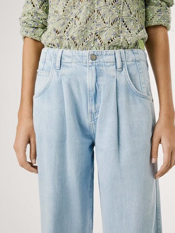 Pepe Jeans Loosefit Bandplooi jeans in Blauw