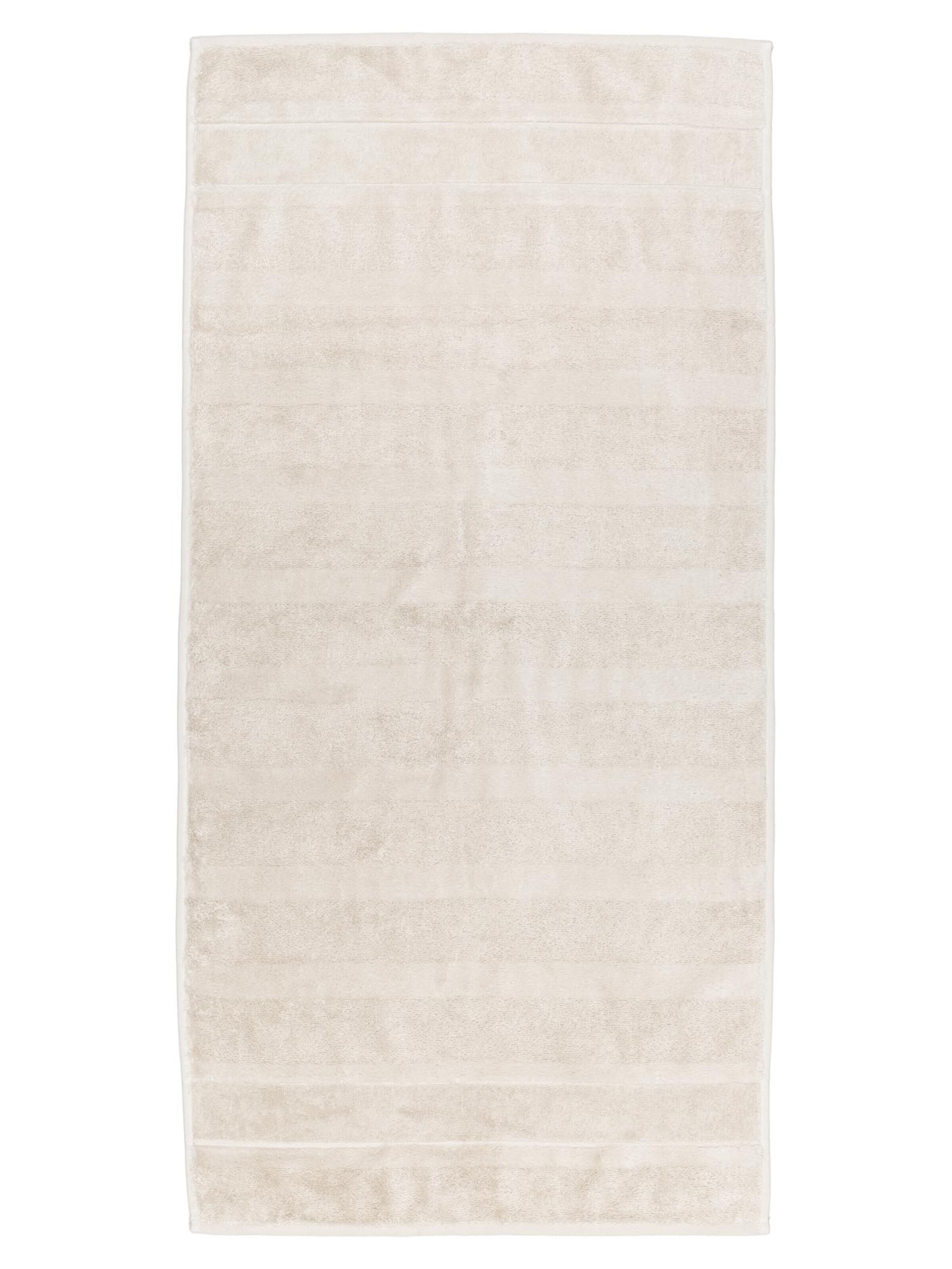 Cawö Towel 'Noblesse' in Beige