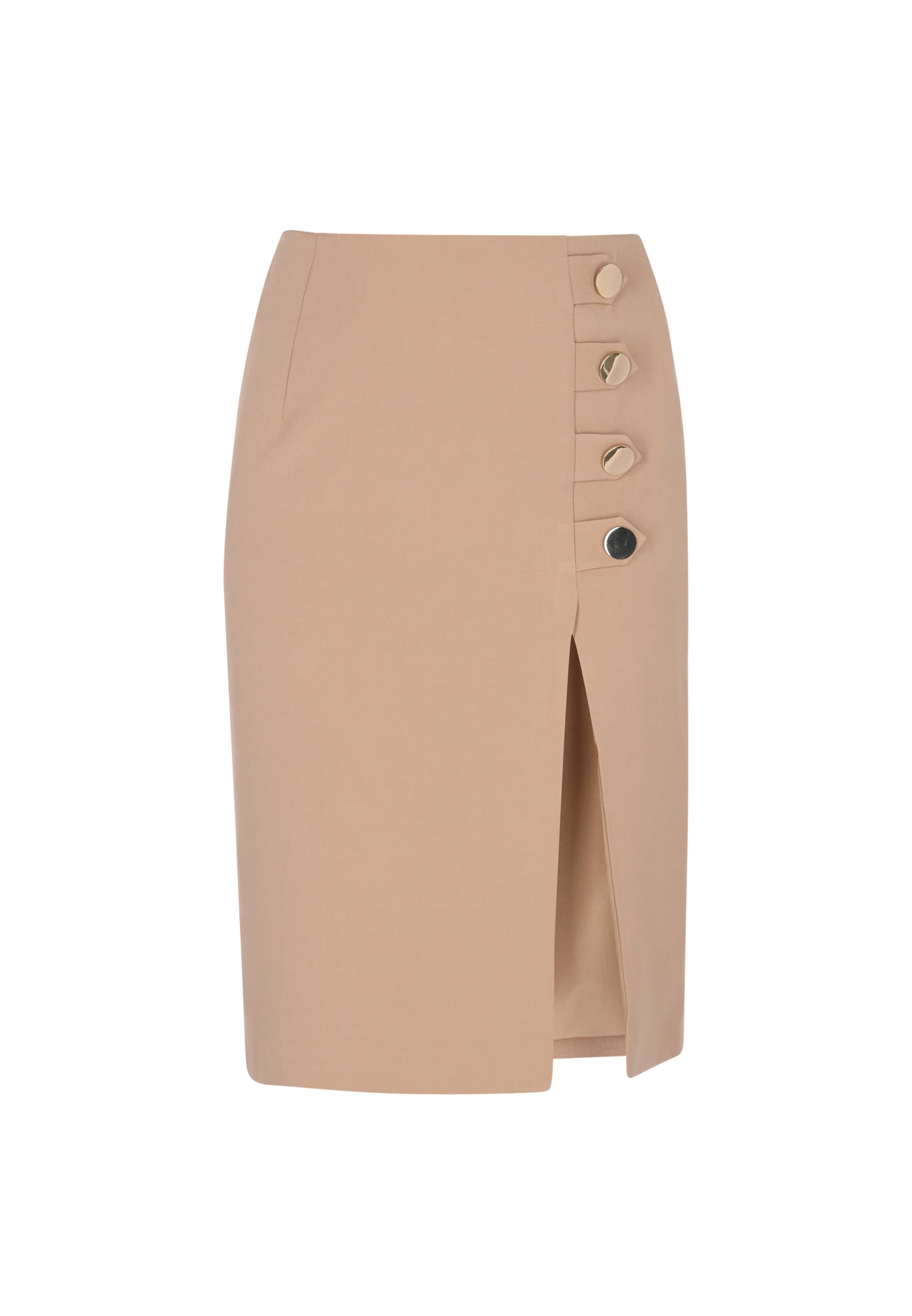 faina Skirt in Beige: front