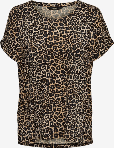 Marškinėliai 'ONLMoster' iš ONLY, spalva – ruda / kapučino spalva / juoda, Prekių apžvalga