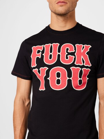 King Kerosin T-Shirt 'F You' in Schwarz