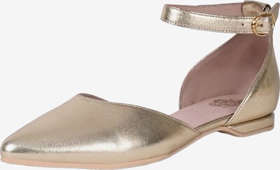 Apple of Eden Ballet Flats with Strap ' BRUNA ' in Gold, Item view