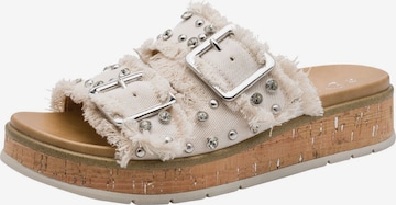 Mule MARCO TOZZI en beige : devant