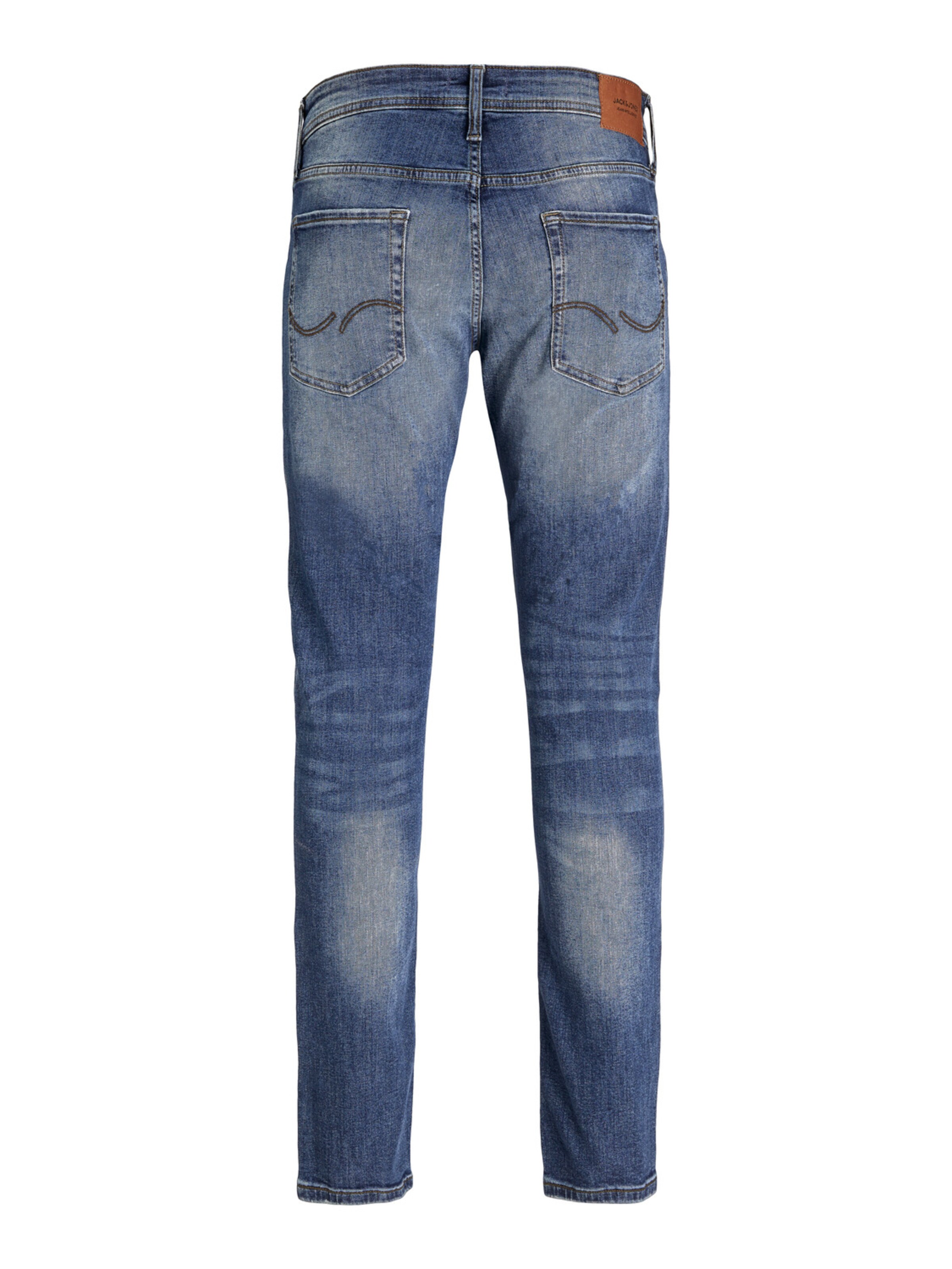 JACK & JONES Slimfit Jeans 'Glenn' i blå