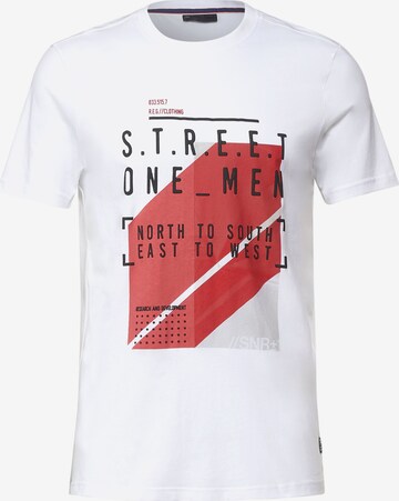 Street One MEN Shirt in Weiß: predná strana