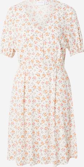 VILA Letné šaty 'SUNA' - tmavozelená / oranžová / ružová / prírodná biela, Produkt