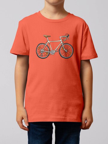 watabout.kids Shirt 'Doodle Bike' in Oranje