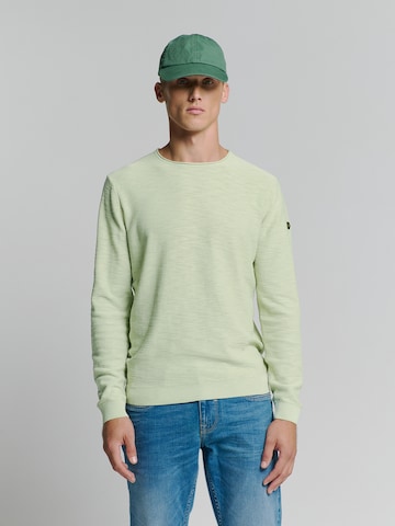 No Excess Sweater in Green: front