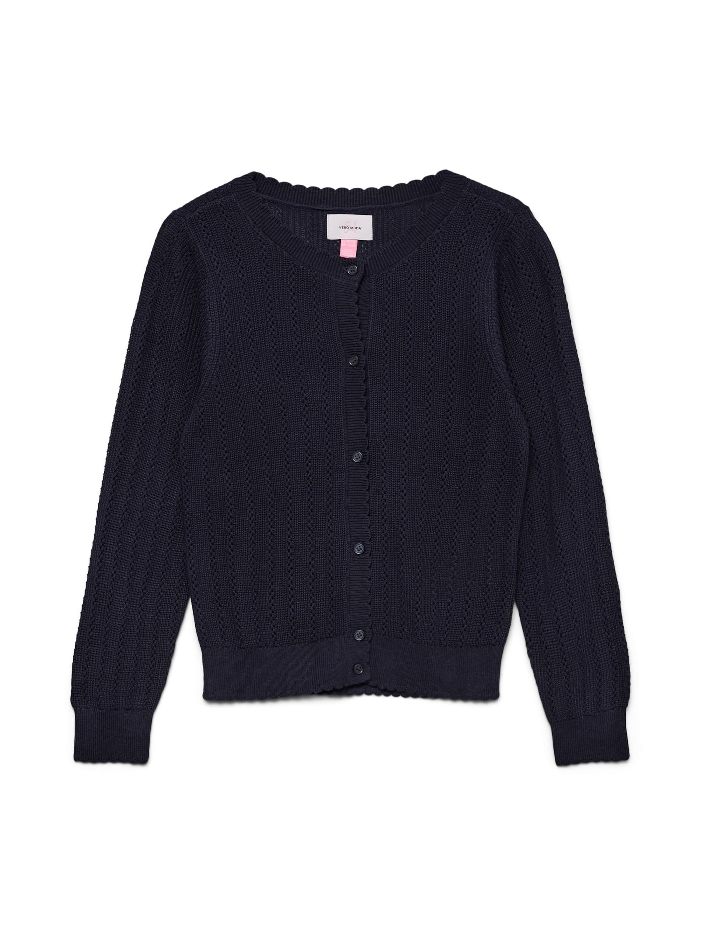 Cardigan 'VMNewlex' Vero Moda Girl en bleu : devant