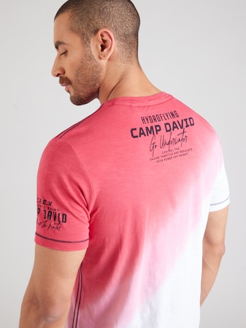 CAMP DAVID Shirt in Red