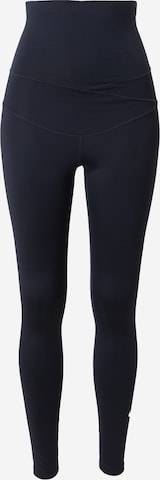 Skinny Pantalon de sport NIKE en noir : devant