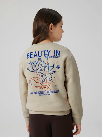 NAME IT - Sudadera 'NKFNOEL' en beige: frente
