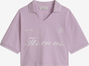 T-shirt Marc O'Polo en violet : devant