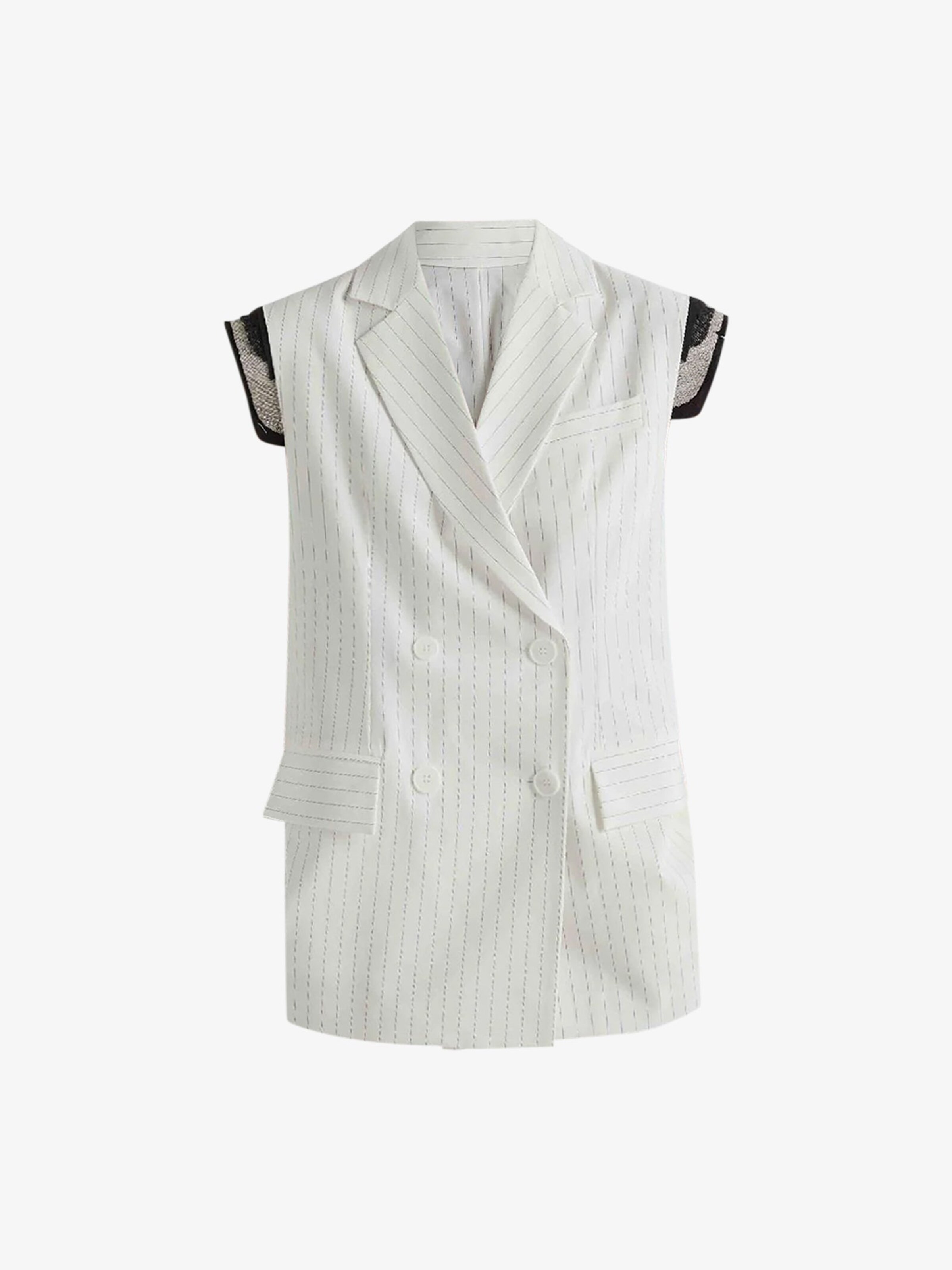 Gilet di Meimeij in bianco