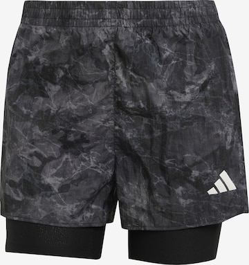 ADIDAS PERFORMANCEregular Sportske hlače 'Own The Run' - siva boja: prednji dio