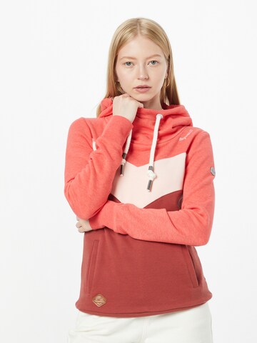 Ragwear Sweatshirt 'Trega' in Red: front