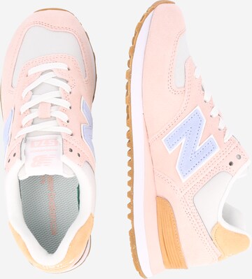 Baskets basses '574' new balance en rose