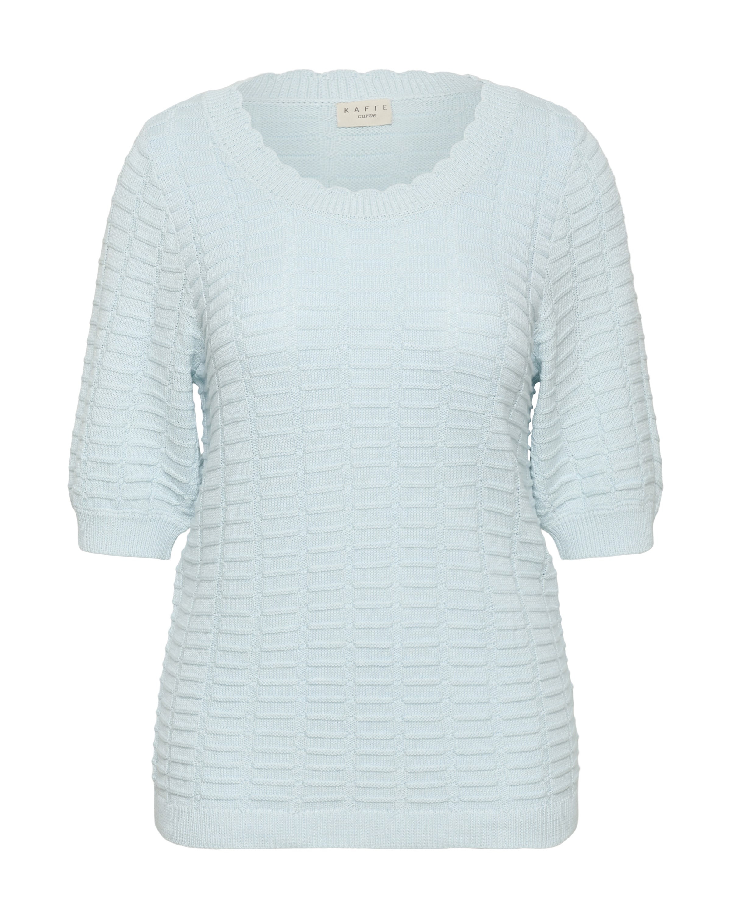 KAFFE CURVE Pullover 'KClotia' i blå: forside