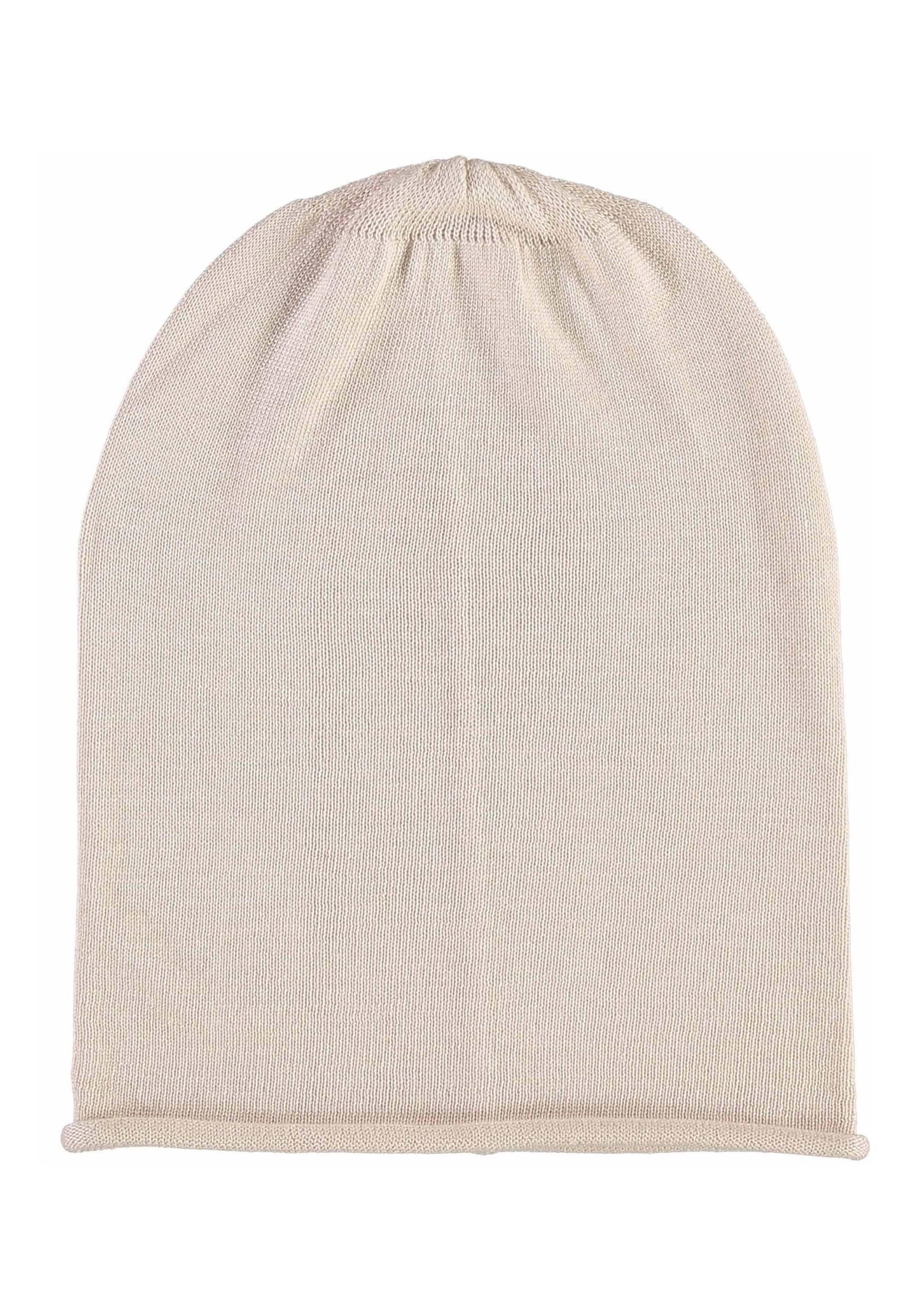 Giorgio Rimaldi Beanie in Beige: front