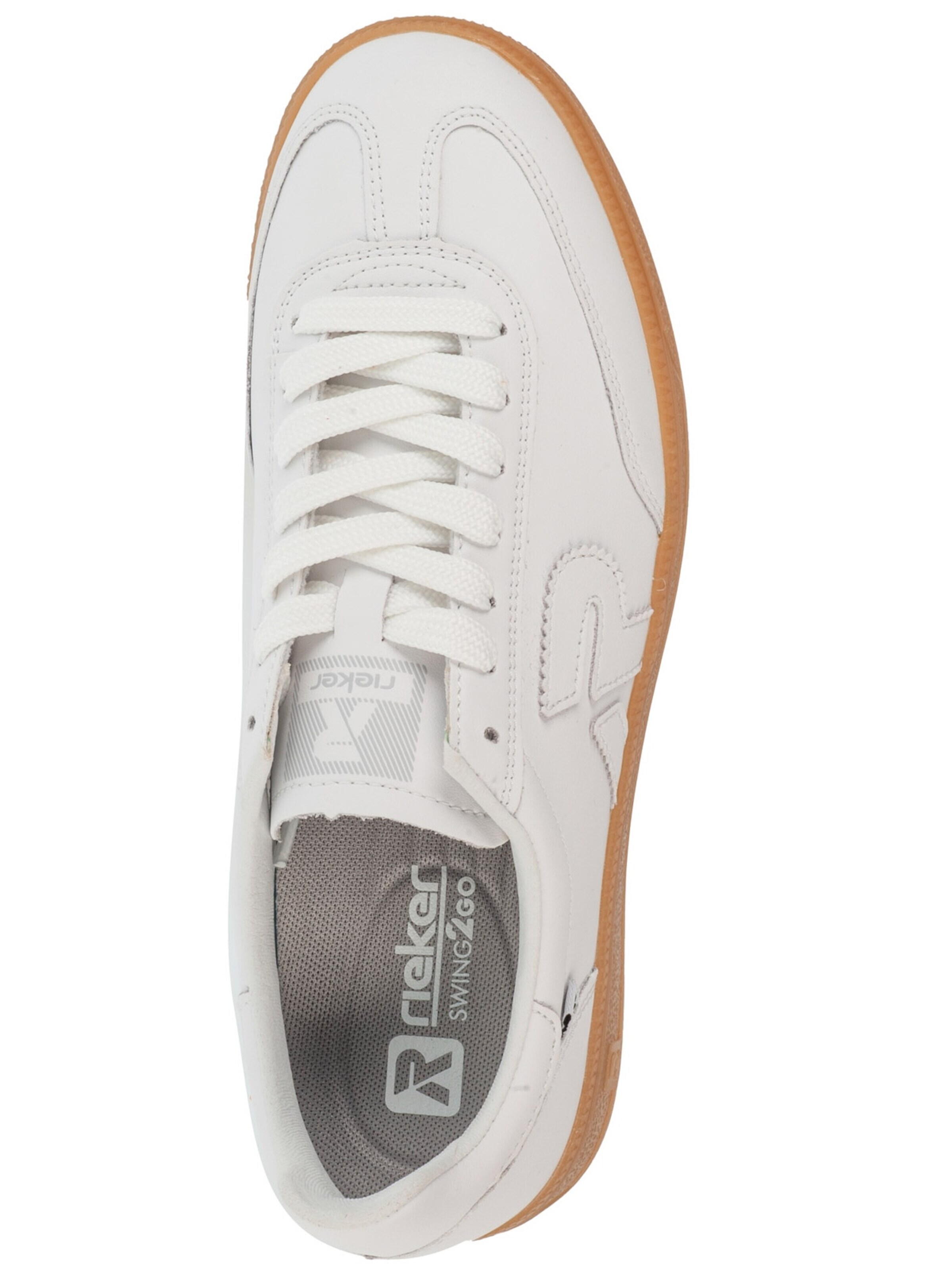 Baskets basses 'W2200' Rieker en blanc
