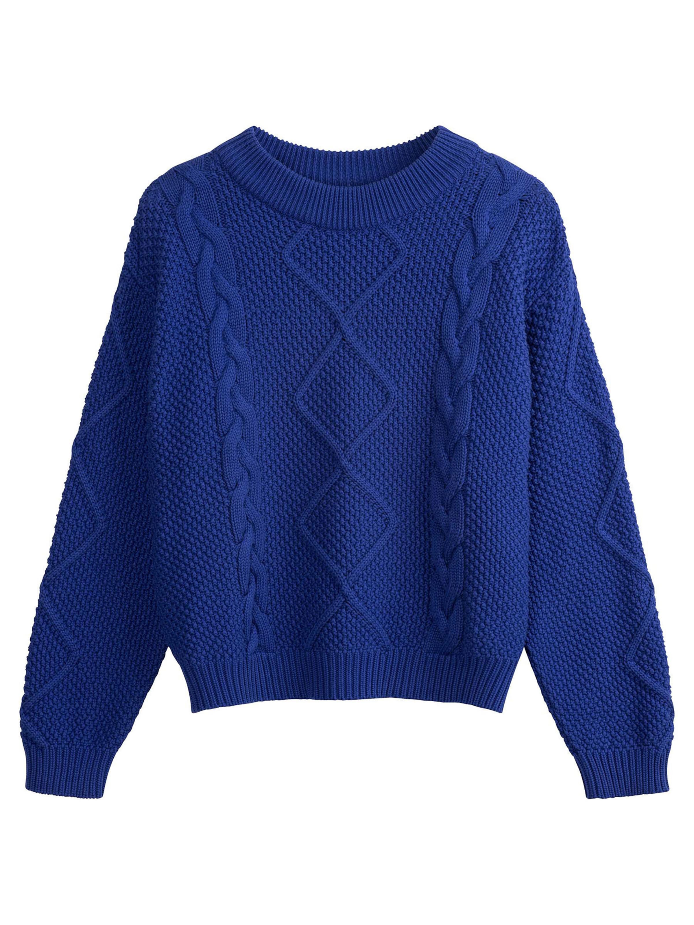 MELA Svetr – modrá: přední strana