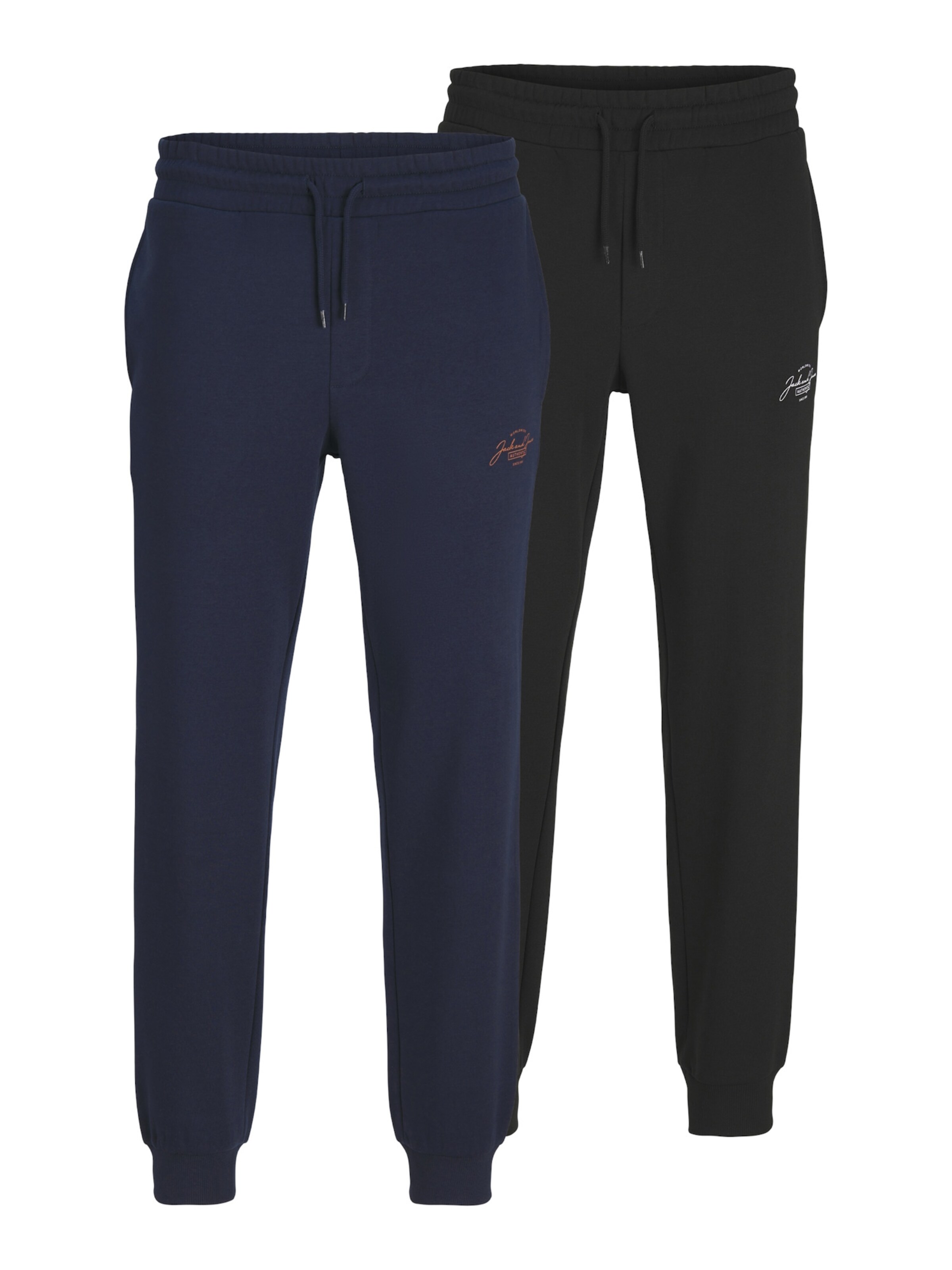 Pantaloni 'Gordon Ferris' pe 35-36 JACK & JONES pe bleumarin / negru, Vizualizare produs
