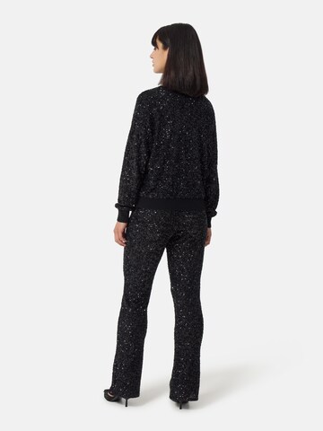 CASH-MERE.CH Regular Broek in Zwart