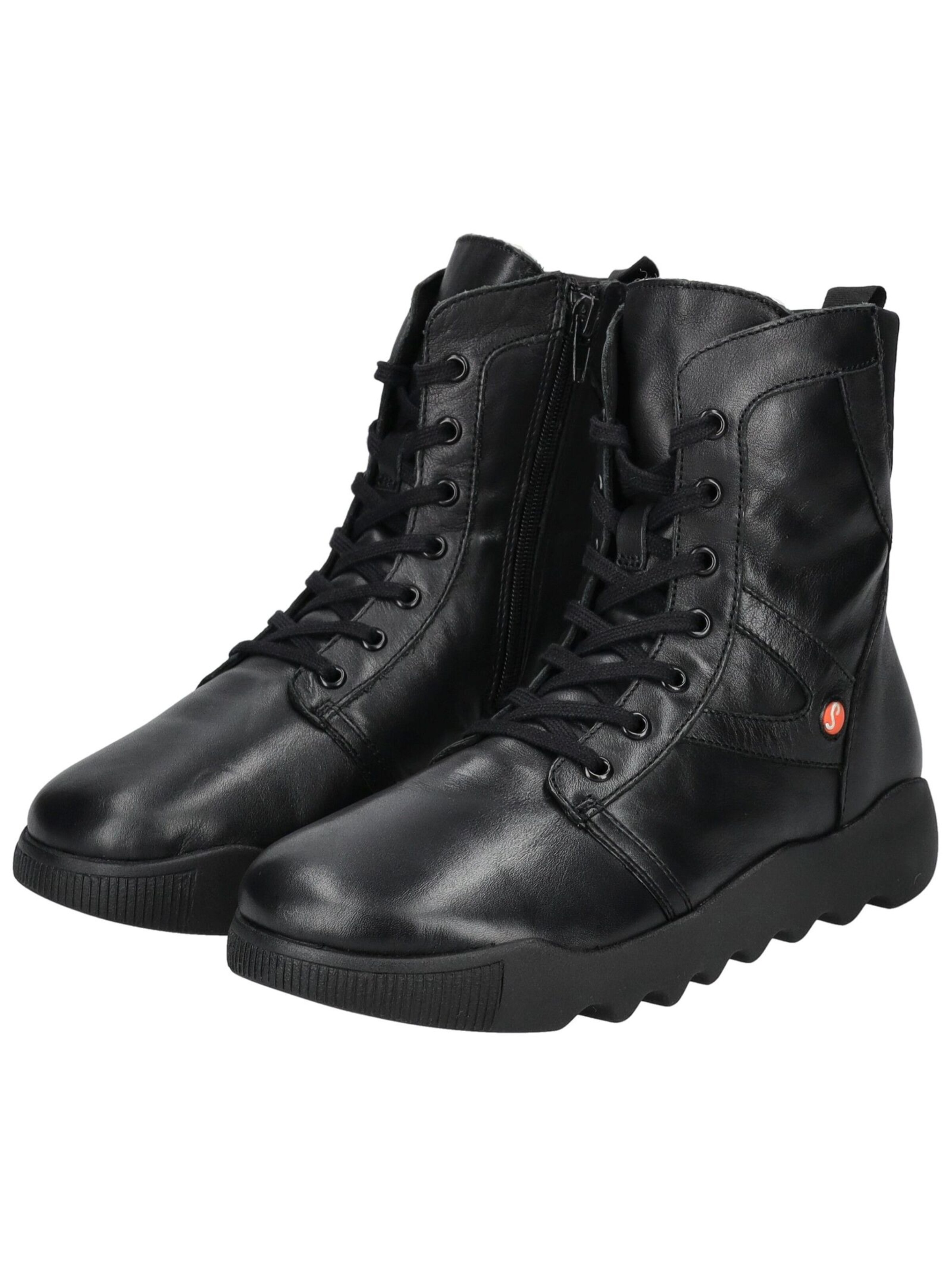 Bottines à lacets Softinos en noir