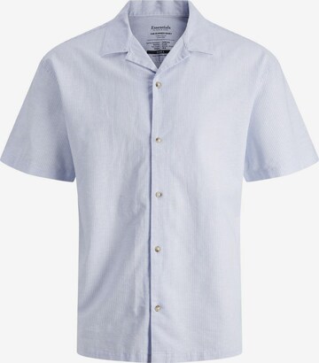 JACK & JONES Button Up Shirt in Blue: front