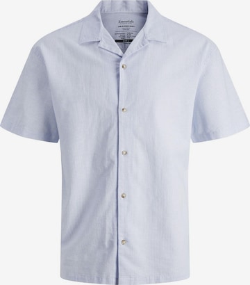 JACK & JONES Button Up Shirt in Blue: front