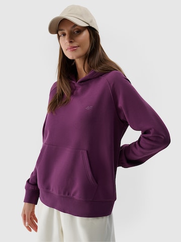 4F Sportief sweatshirt in Lila: voorkant