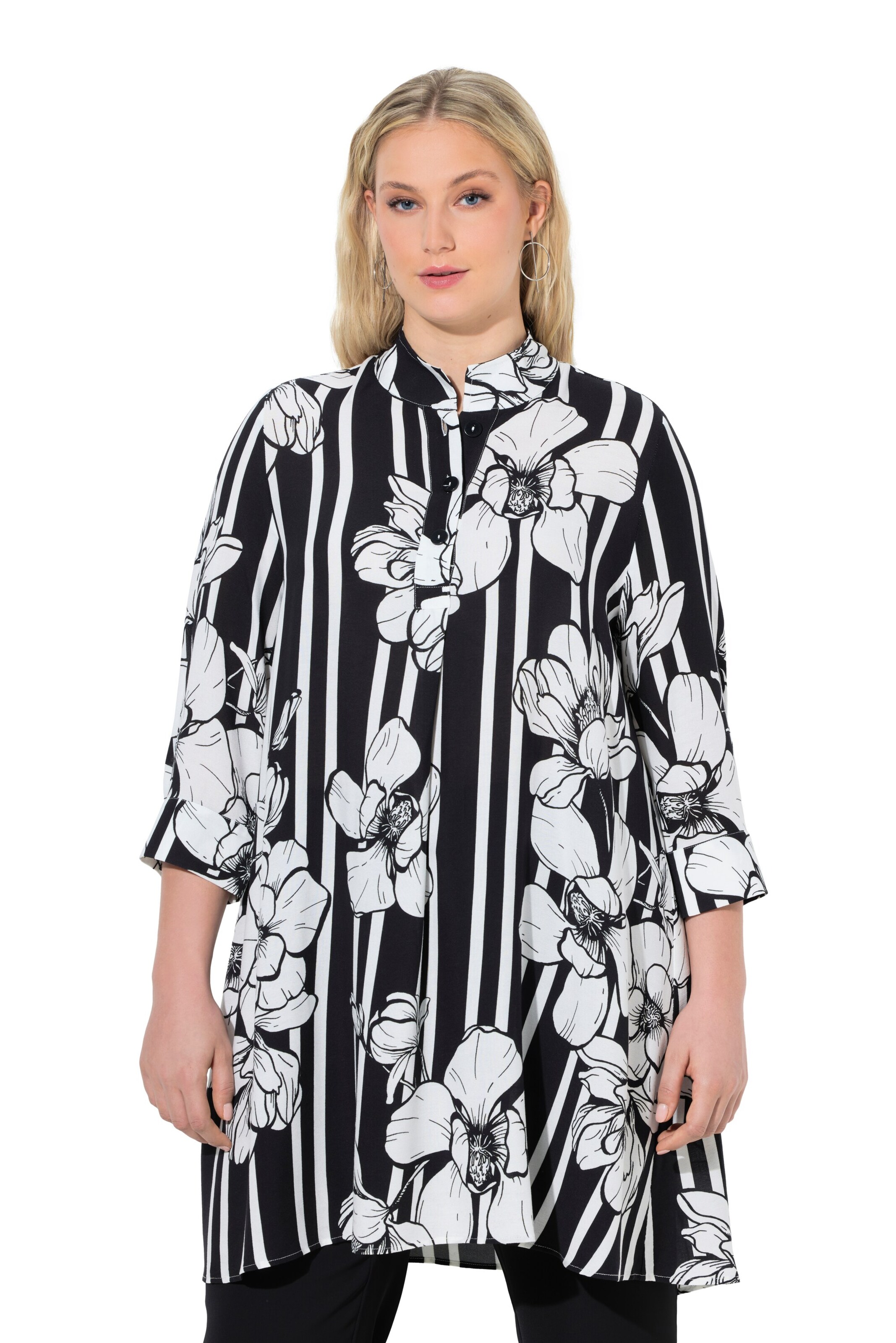 Ulla Popken Tunika in Schwarz: Vorderseite