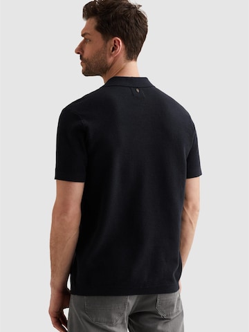 Maglietta 'Polo shirt with waffle texture' di PME Legend in blu