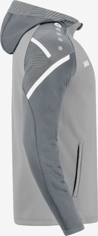 JAKO Athletic Zip-Up Hoodie in Grey