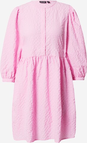PIECES Košilové šaty 'Andrea' – pink: přední strana