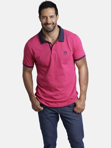 Jan Vanderstorm Poloshirt ' Lavrans ' in Pink: predná strana