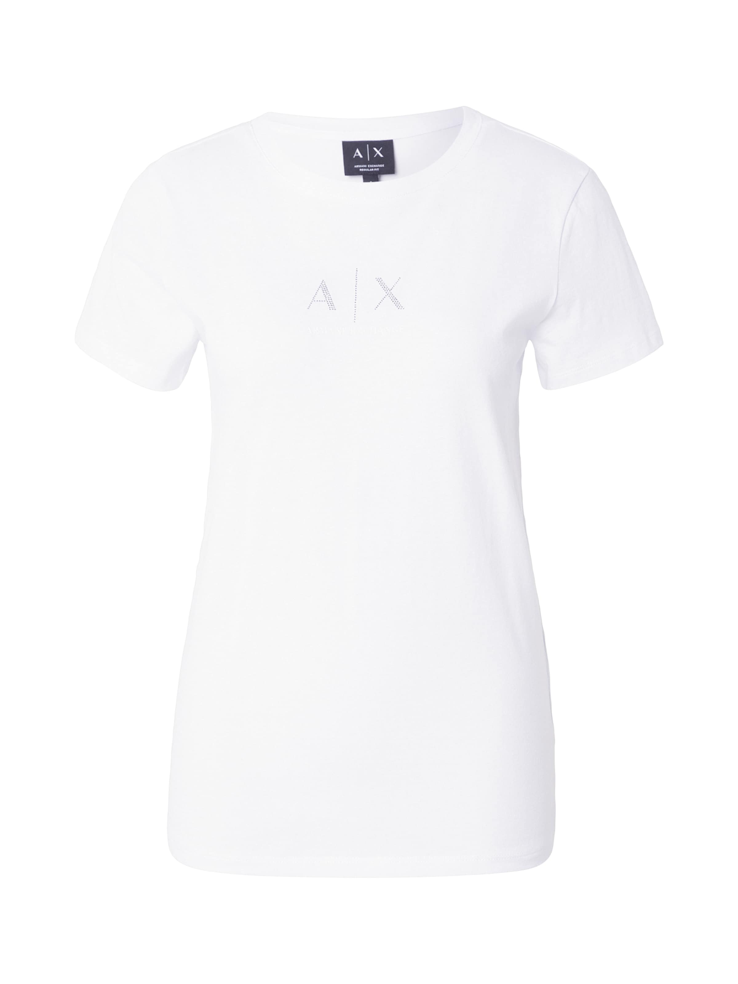 ARMANI EXCHANGE - Camiseta en blanco: frente