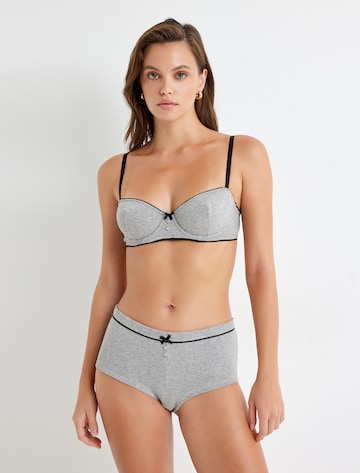 Koton Balconette BH in Grau