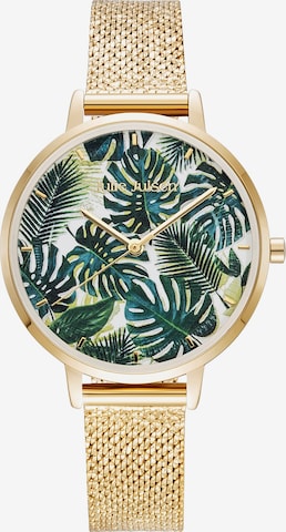 Julie Julsen Analog Watch in Gold: front