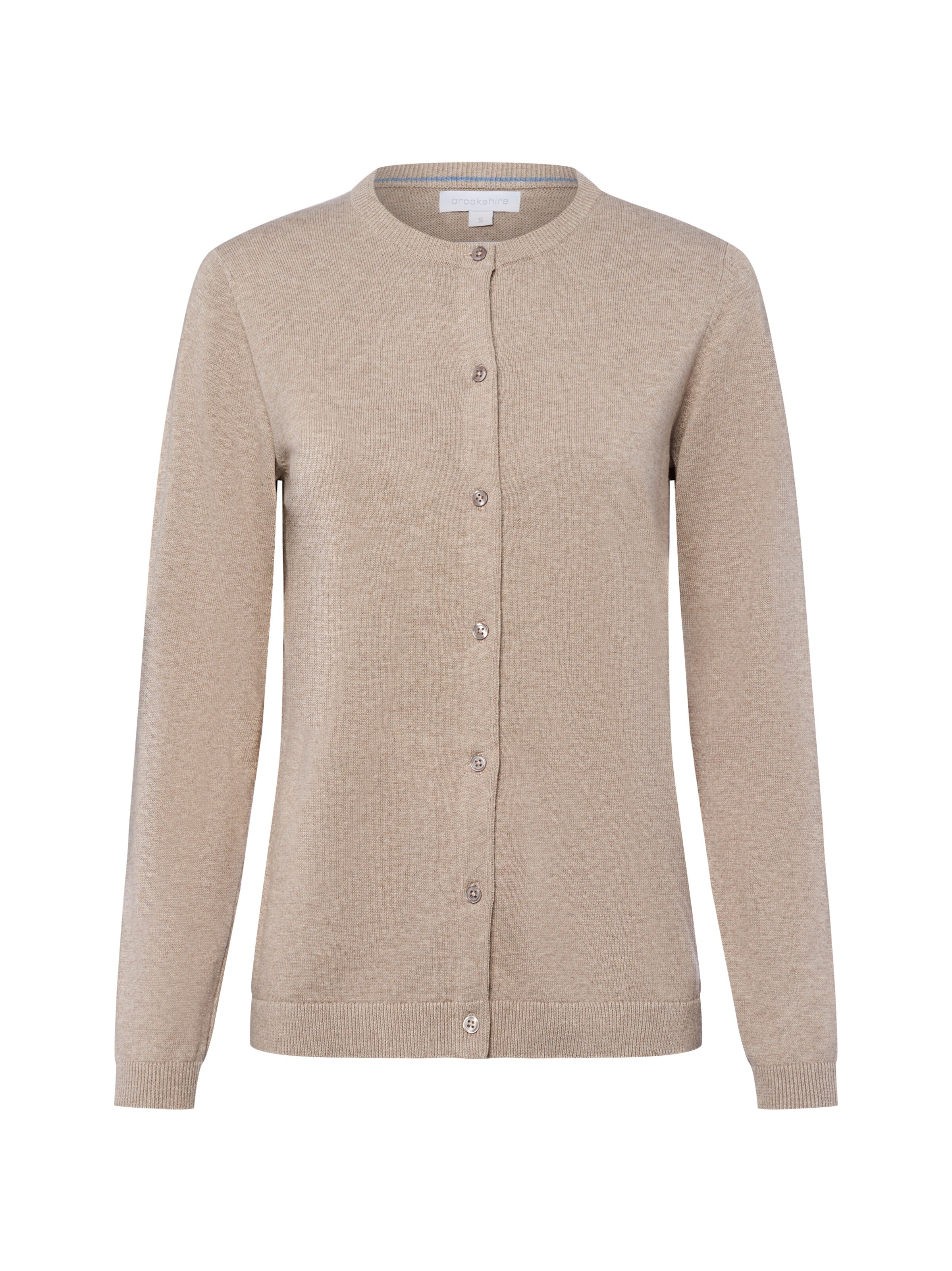 Brookshire Strickjacke in Beige: Vorderseite