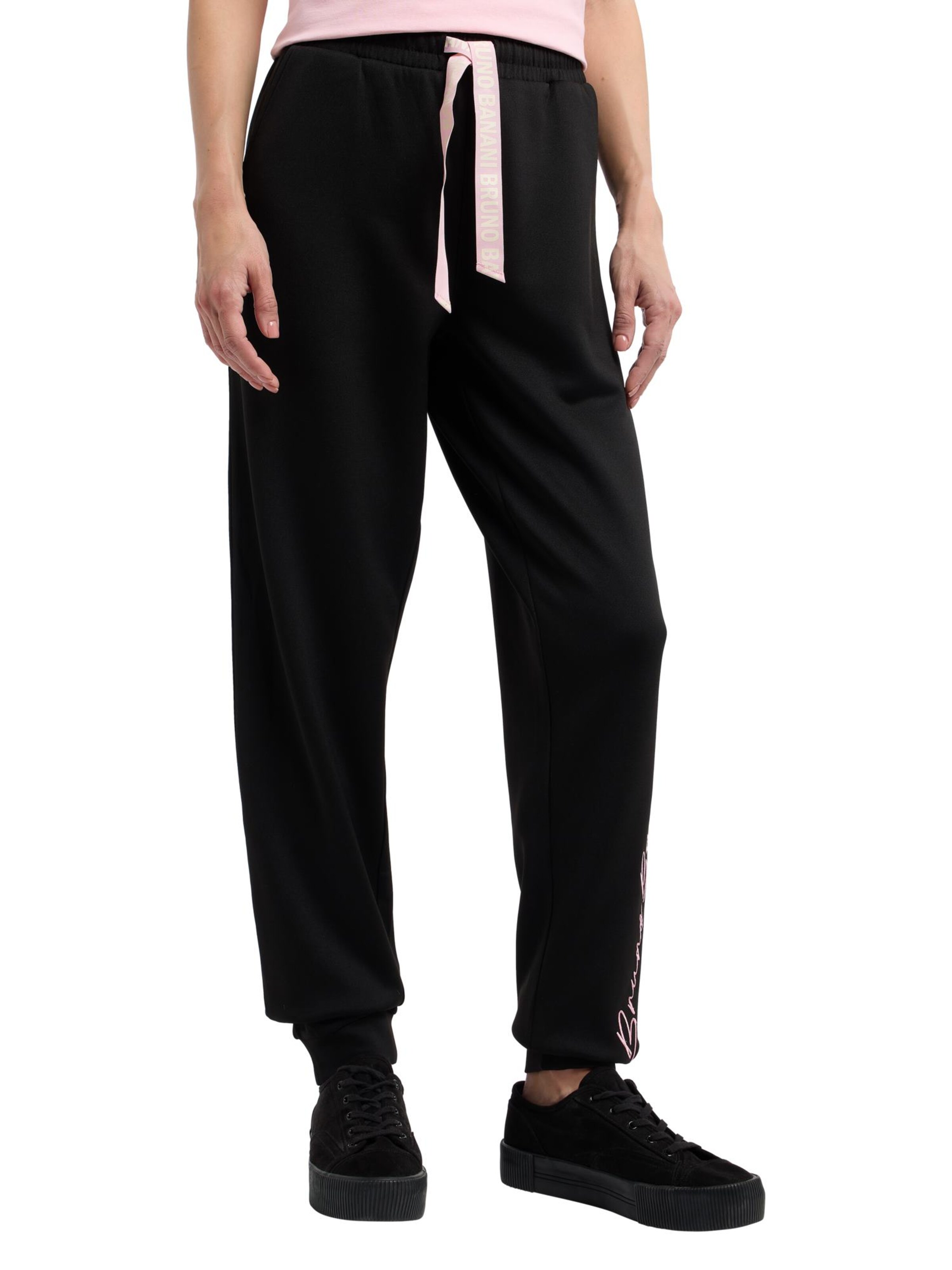 Bruno Banani Tapered Hose 'Dawson' in Schwarz: Vorderseite