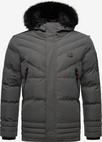 STONE HARBOUR Winterjacke 'Romaan' in Grau: predná strana