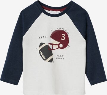 MANGO KIDS Shirt 'RUGBY' in White: front