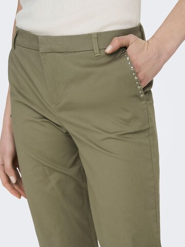 Regular Pantalon chino ONLY en vert